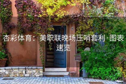 杏彩体育：美职联晚场压哨套利·图表速览