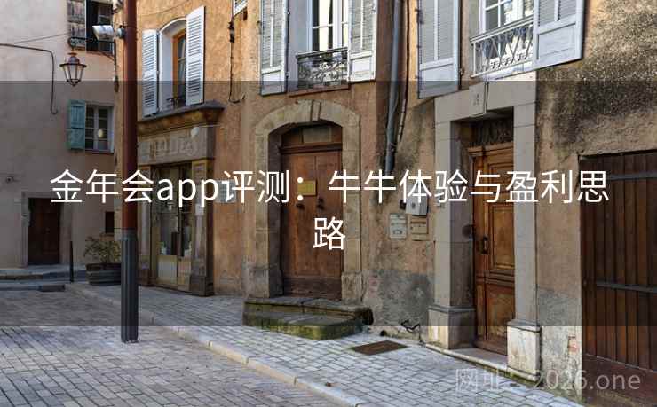 金年会app评测：牛牛体验与盈利思路